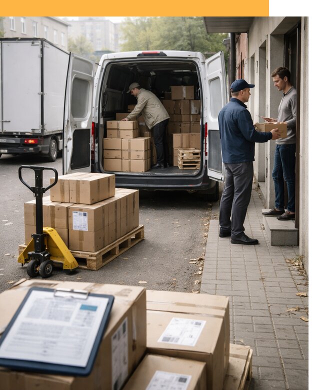 Доставка грузов от двери до двери с таможней от 46296 руб.