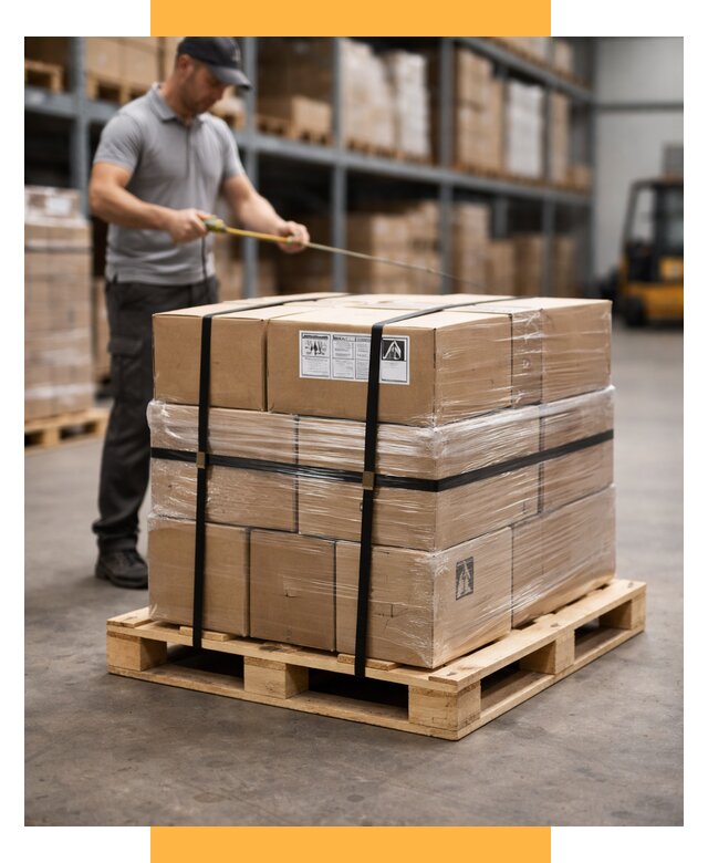 Упаковка и паллетирование грузов от 3601 р. | СетСервис-Хбр
