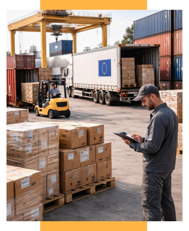 Доставка грузов из Европы от 12346 р., логистика СетСервис-Хбр