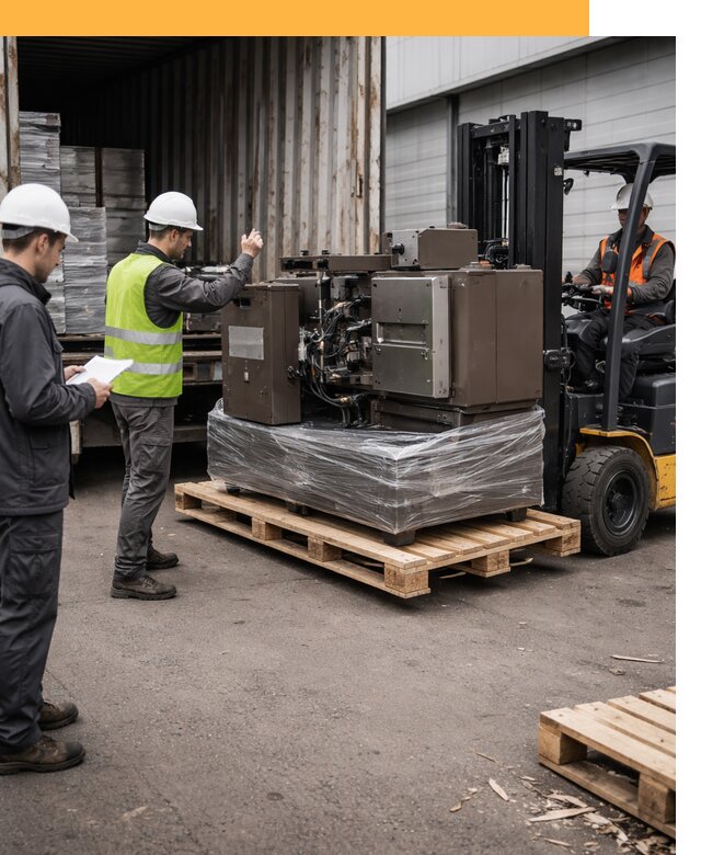 Доставка промышленного оборудования из Европы от 46296