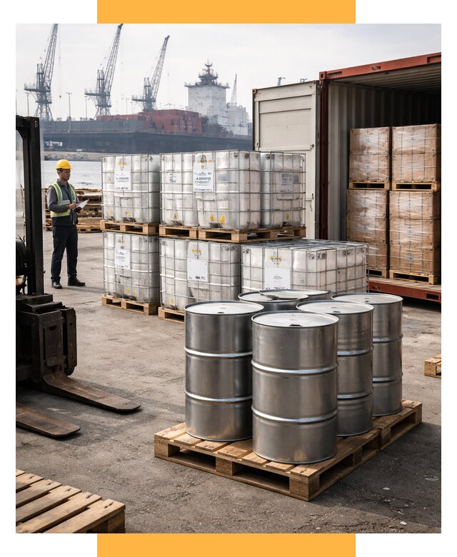 Доставка химического сырья из Индии от 257200 р. | СетСервис-Хбр