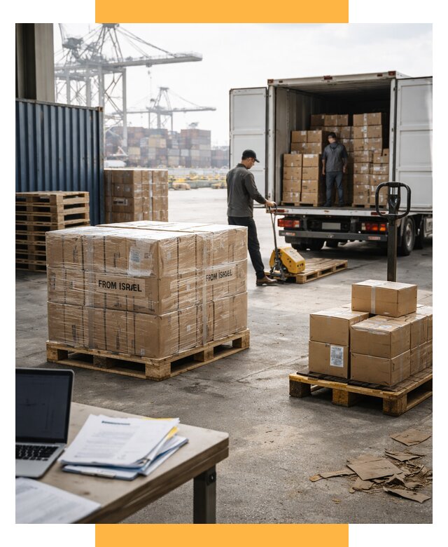 Доставка грузов из Израиля от 15432 р., логистика от СетСервис-Хбр