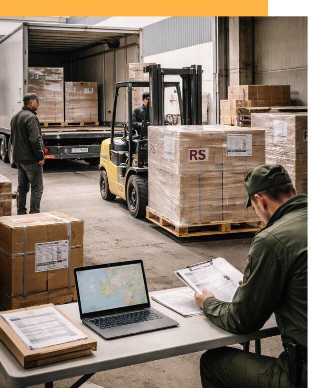 Доставка грузов в Сербию от 46296 руб, международные перевозки