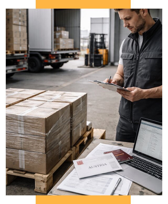 Доставка в Австрию от 66872 р. Логистика и экспорт СетСервис-Хбр