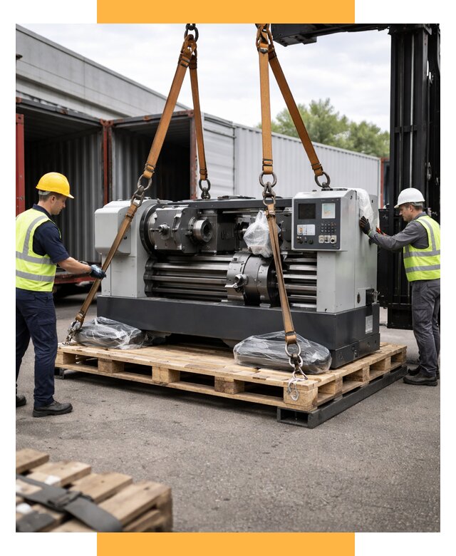 Перевозка станков и таможня от 61728 р. | СетСервис-Хбр логистика