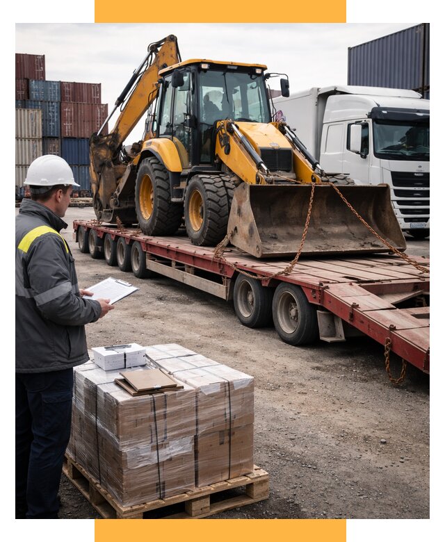 Международная перевозка спецтехники от 46296 р., СетСервис-Хбр