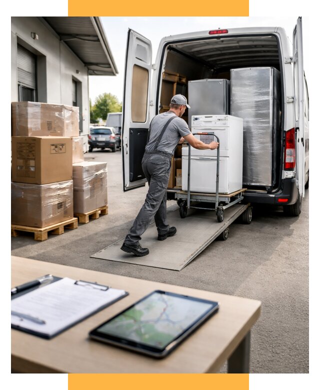 Перевозка бытовой техники от 6687 р. - логистика СетСервис-Хбр