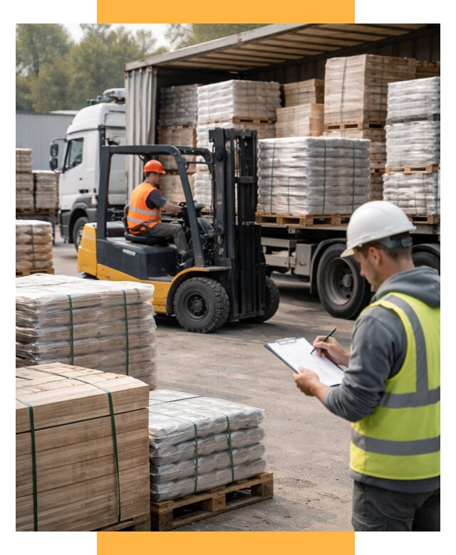 Перевозка строительных материалов от 5658 р. | СетСервис-Хбр