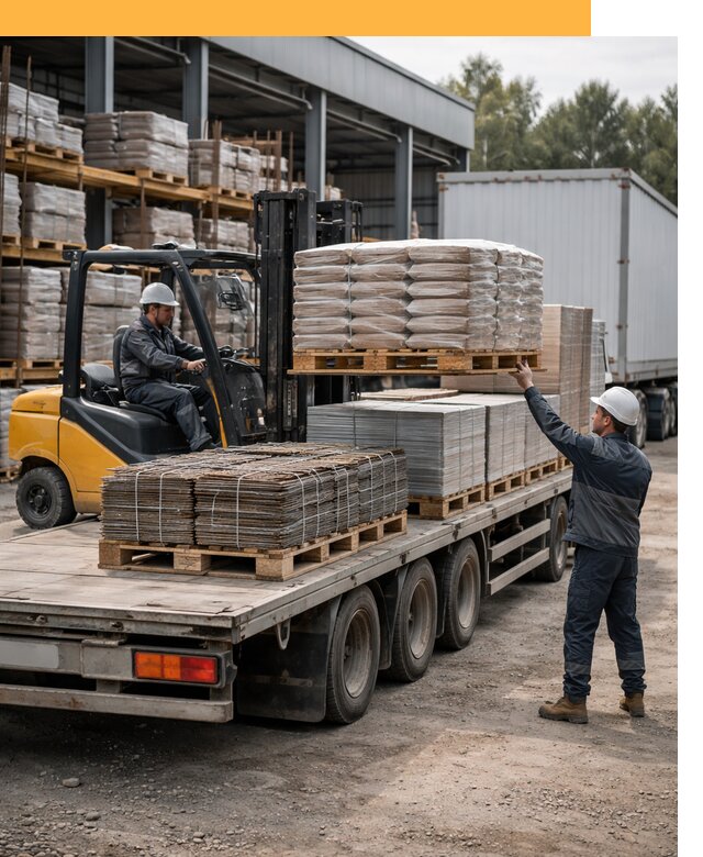 Перевозка строительных материалов по миру от 5658 руб