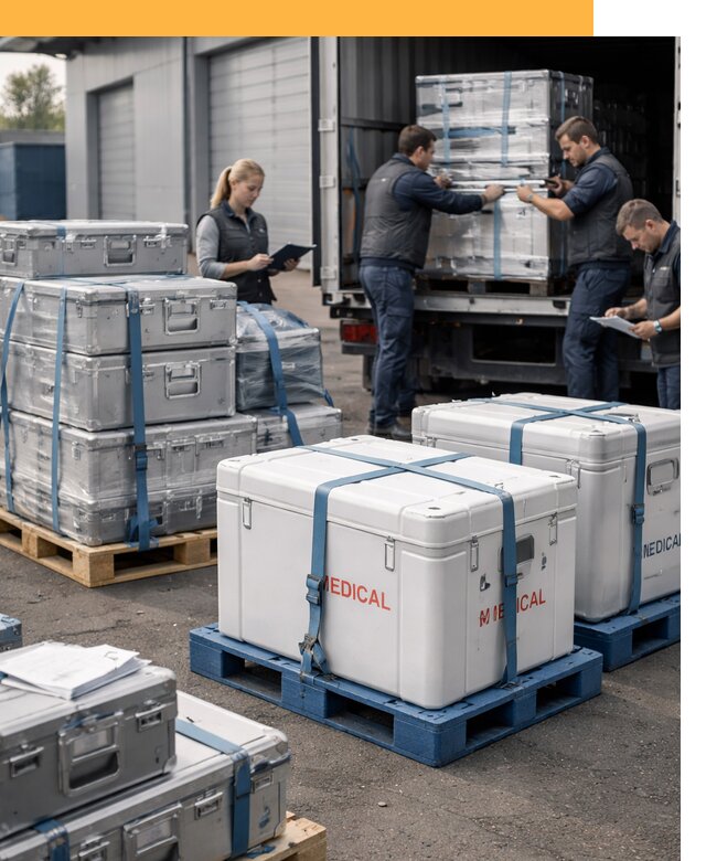 Перевозка медицинского оборудования по всему миру от 15432 руб