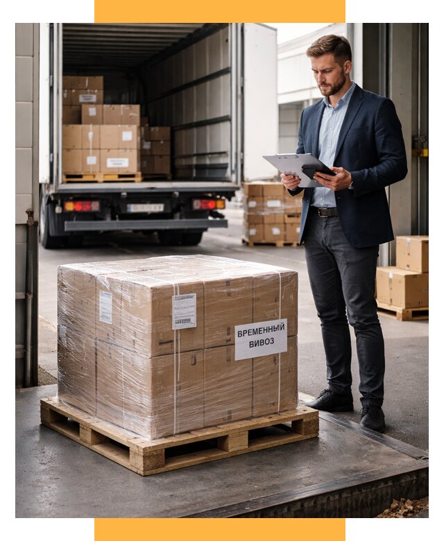 Временный вывоз товаров под ключ от 8230 р. | СетСервис-Хбр