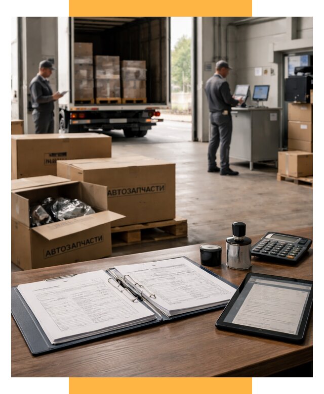 Таможенное оформление автозапчастей под ключ от 8745 р., СетСервис-Хбр