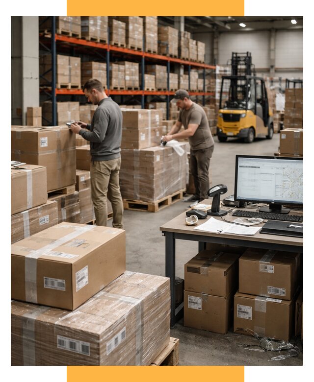 Склад консолидации в Европе от 6687 р., услуги СетСервис-Хбр